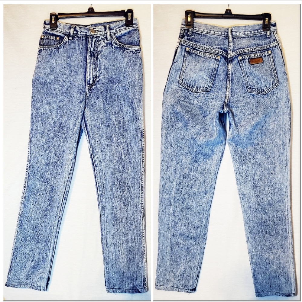 Vintage Gitano High Rise Acid Tapered Mom Jeans